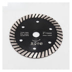2 Pack 3"/Dia75mm Diamond Saw Blade Tile Steel Concrete Cutter Mini Grinder