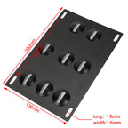 License Plate Frame, Car Eye Front Bumper Tow Hook License Plate Mount Bracket 8