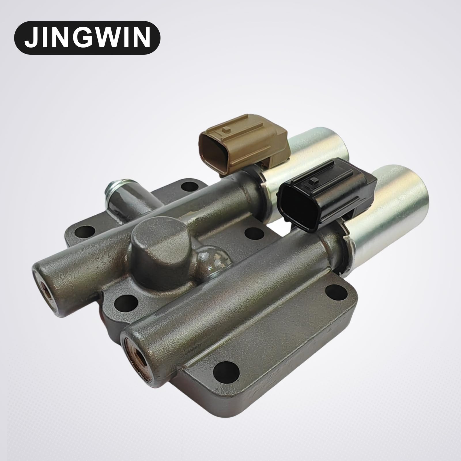 Jingwin 28250-P6H-024 Transmission Dual Linear Shift Solenoid with Gasket Compatible with Hond a Acura Accord Odyssey Pilot Prelude 1998-2007