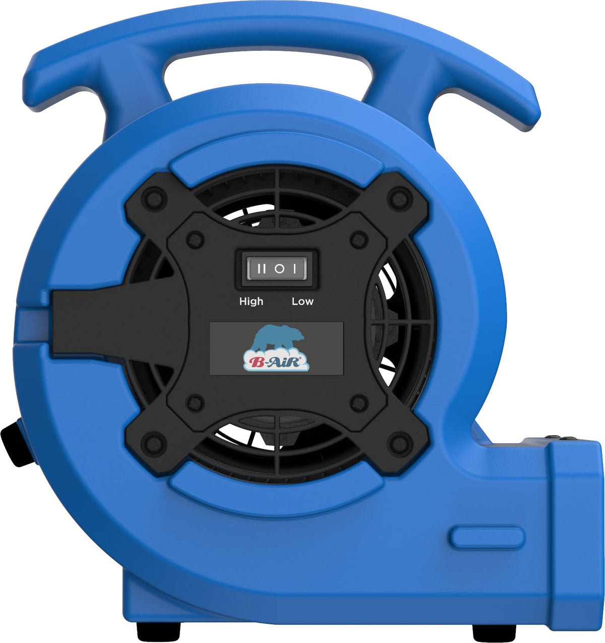 B-Air VP Series 1/8HP Air Mover Floor Fan 2 Speeds 1.3 Amp Blue