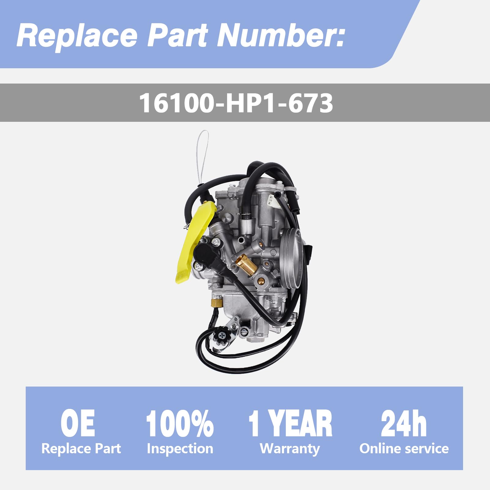 Carburetor for 2004 2005 Honda TRX450R TRX 450R Carb Assembly Replaces