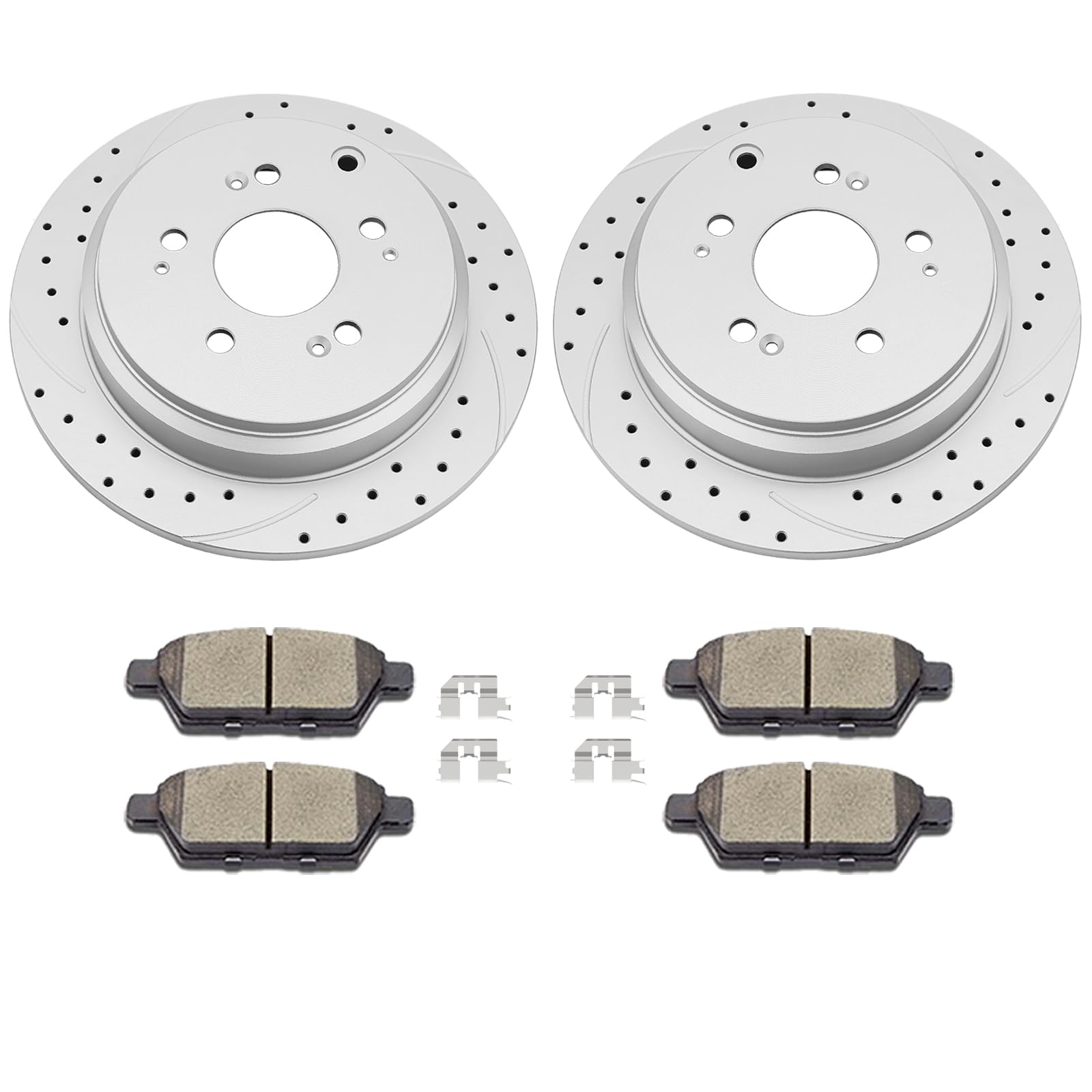 Acinoparts Rear Brake Kit Replacement for Honda Odyssey 2005 2006 2007 2008 2009