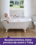 KEKOY 17.5 Inch Suction Grab Bars for Bathtubs & Showers with Indicator 2 Pack-