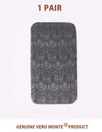 VERO MONTE 1 Pair Womens Patterned Lace Tights (Grey) Hollow Out Knit Stockings