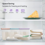 Nuliie 7 Pcs Silicone Breastmilk Storage Bags Reusable, 8oz/240ml Double