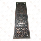 Adonai Hardware Decorative Aluminium Push Plate (10 Inch "Melchizedek" x 2 Pack,