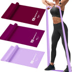 AZURELIFE Resistance Bands Non-Latex Long Elastic Physical Therapy Rehab Yoga