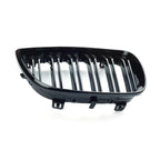 Pair Car Front Kidney Grille Compatible For BMW E81 E87 2004-2007 Pre-facelift Racing Grills Grilles Auto ABS Grill Accessories