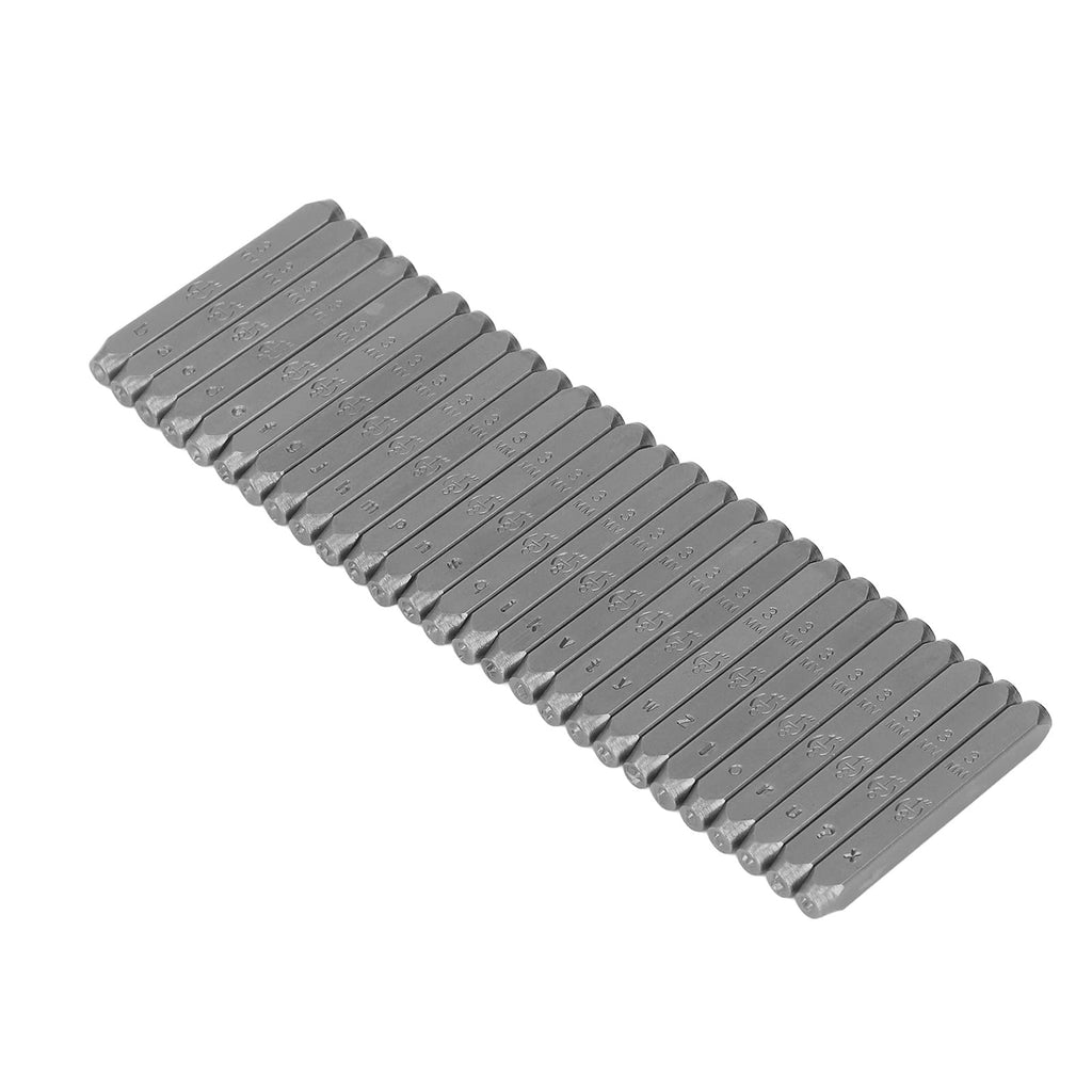 27 Pcs Metal Letter Stamps Set, High Carbon Steel Lowercase Alphabet Punch Stamp