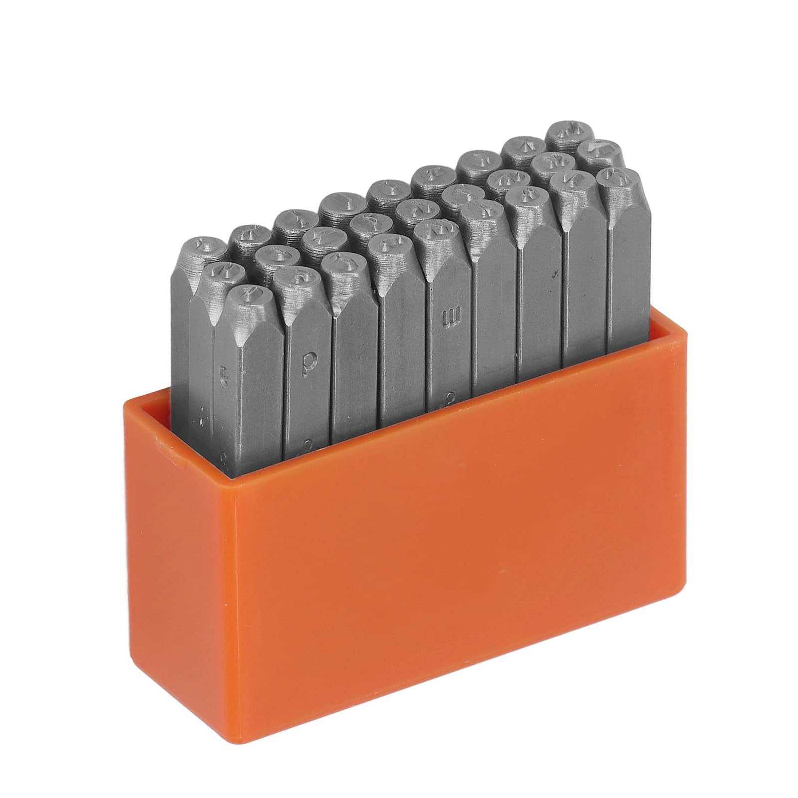 27 Pcs Metal Letter Stamps Set, High Carbon Steel Lowercase Alphabet Punch Stamp