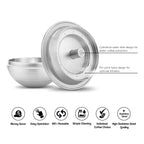 Reusable Coffee Capsule Filter, Stainless Steel Refillable Pod with PVC Label