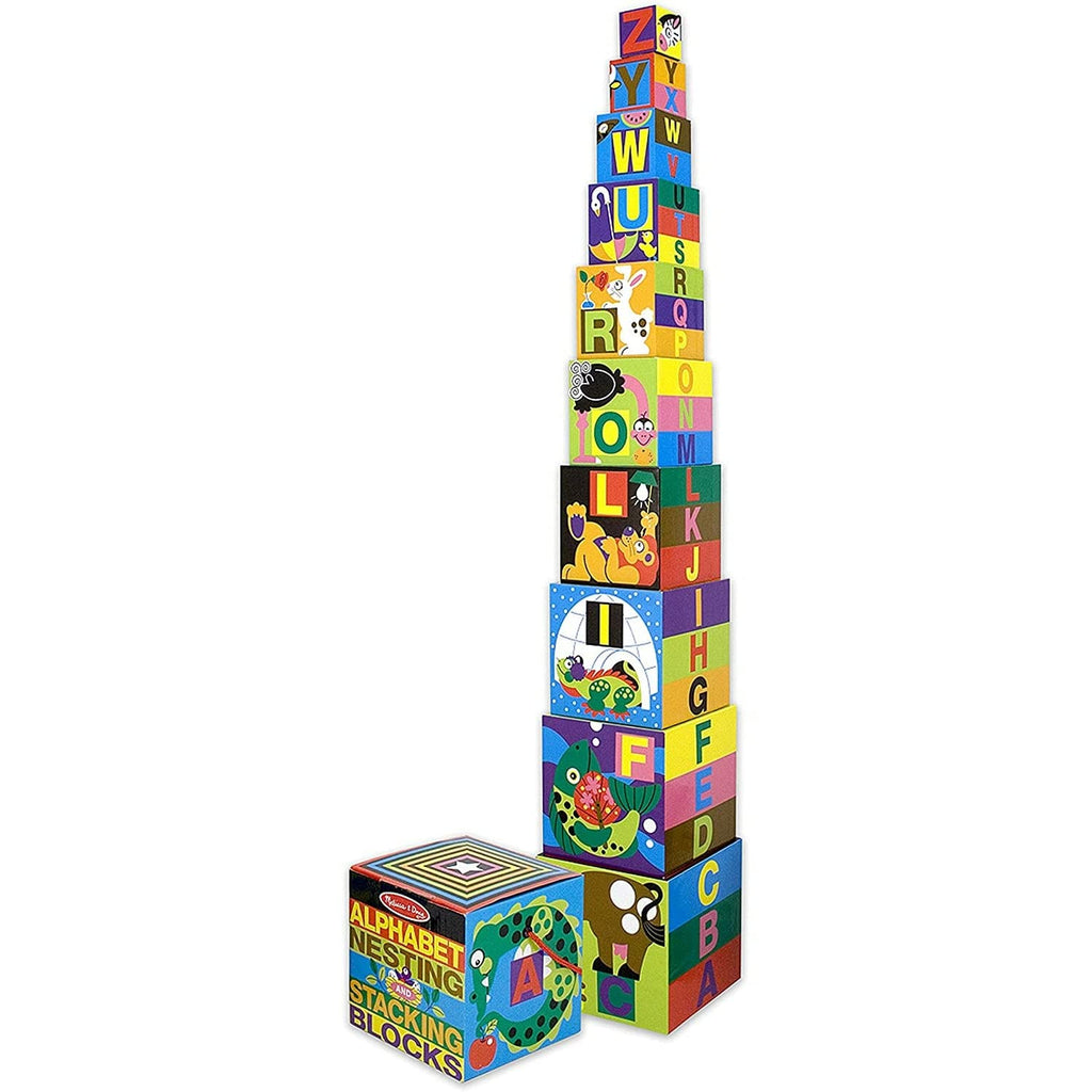 Melissa & Doug Alphabet Nesting and Stacking Blocks - as seen in Baby Einstein