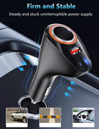 4 in 1 USB C Car Charger, 170W Multi USB Cigarette Lighter Adapter, Socket