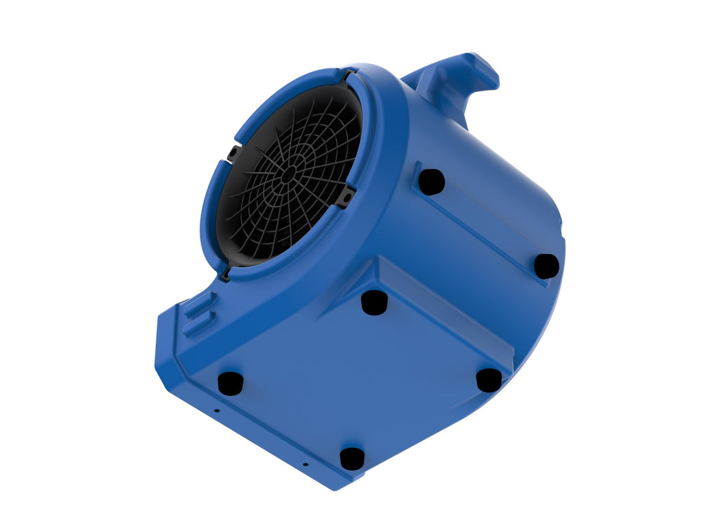 B-Air VP Series 1/8HP Air Mover Floor Fan 2 Speeds 1.3 Amp Blue