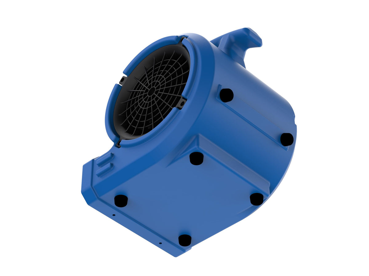 B-Air VP Series 1/8HP Air Mover Floor Fan 2 Speeds 1.3 Amp Blue