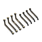 INJORA Black Brass High Clearance Chassis Links 39g Heavy Brass Links for FMS