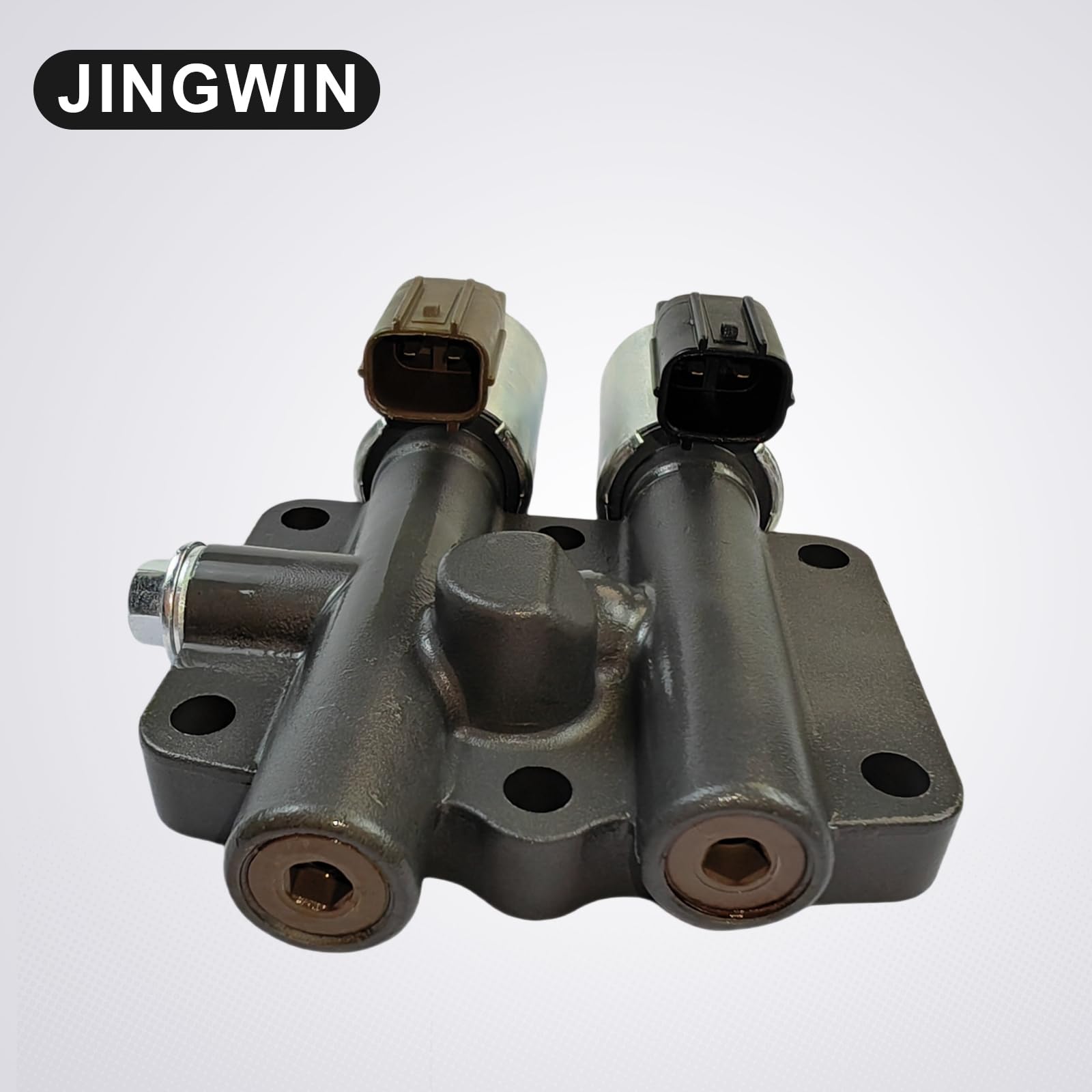 Jingwin 28250-P6H-024 Transmission Dual Linear Shift Solenoid with Gasket Compatible with Hond a Acura Accord Odyssey Pilot Prelude 1998-2007