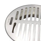 Dnyta 7in Floor Drain Cover, Stainless Steel Round Anti Blocking Round Grate
