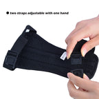 ZSHJGJR Archery Arm Guard Adjustable Bow Protective 2-Strap Buckles for Adults