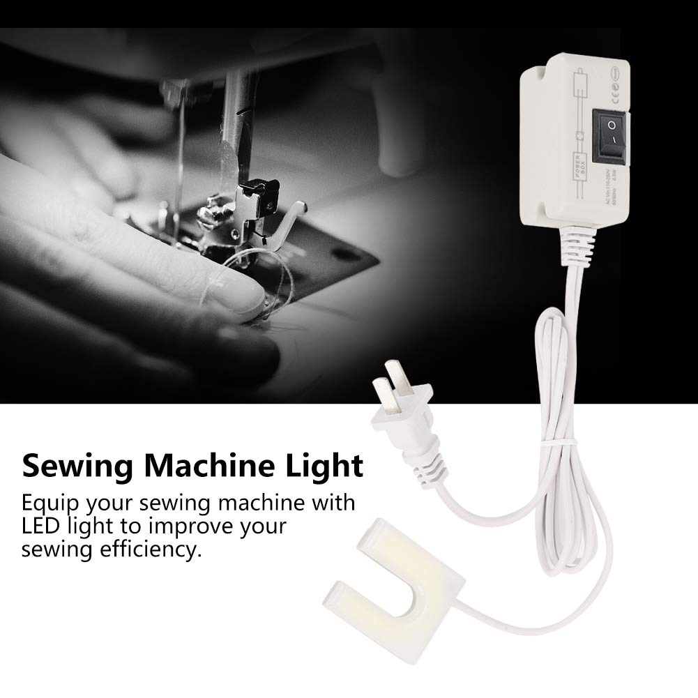 LED Sewing Machine Light U-Shaped Energy Saving Sewing Working Table Light US