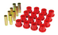 Prothane 6-1022 Red Rear Spring Eye with 3 Bushing Shackle Kit