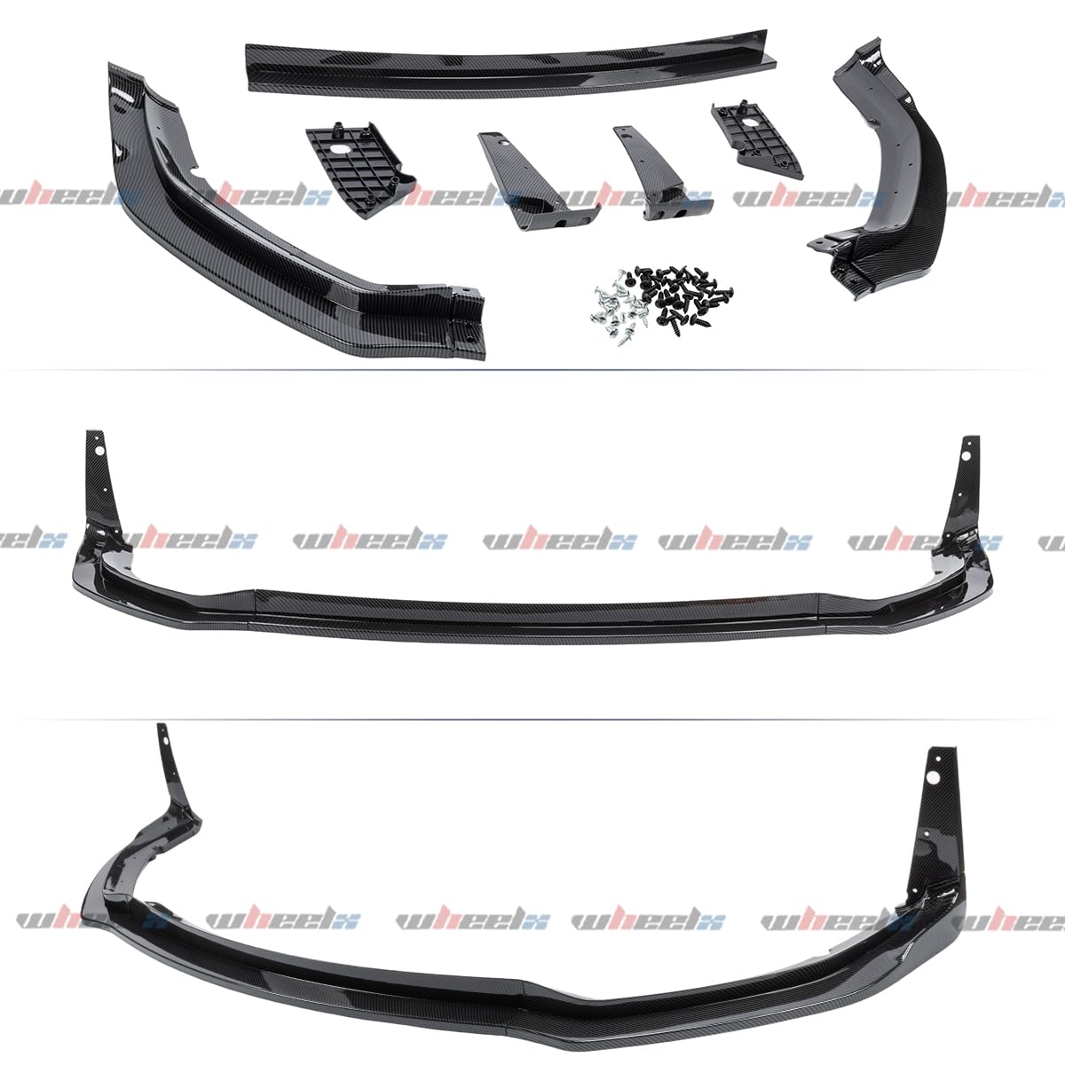 2020–2023 Compatible with Dodge Charger SRT Widebody, Front Lip Splitter, H