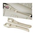 Car Seat Gap Filler 2PCS Crevice Blocker Stopper Console Universal SUV Beige