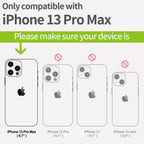 Carveit Magnetic Wood Case for iPhone 13 Pro Max [Natural Wood & Black Soft TPU]