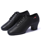 Women's Jazz Shoes, Lace-Up Dancing Sneakers for Ladies Modern Ballroom Dance Shoes Platform Walking Dance Shoes,3.5cm full sole,8.5