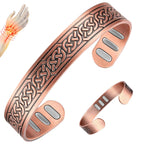 Vicmag Copper Bracelet for Men 9X Strength Magnetic Bracelet Men 99% Pure Copper