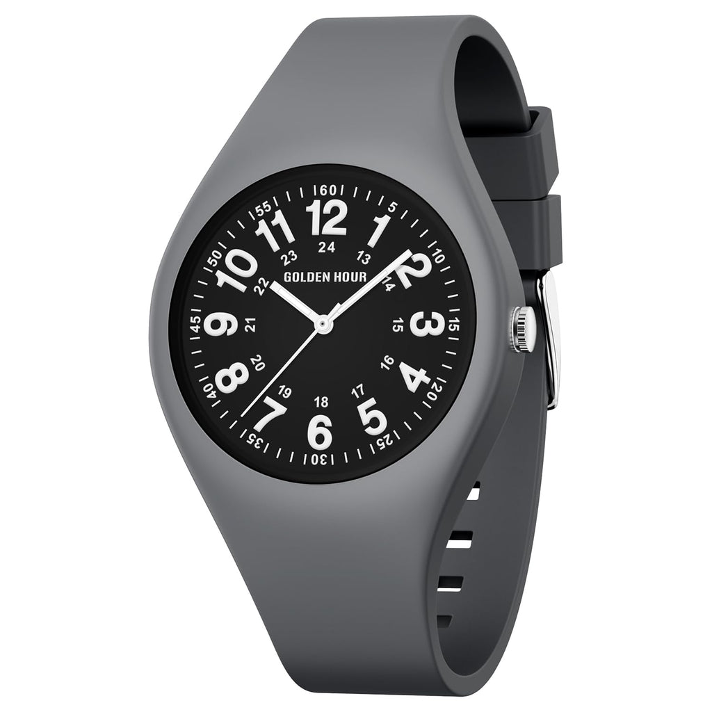 GOLDEN HOUR Waterproof Sports Analog Unisex Watches for Nurse Medical
