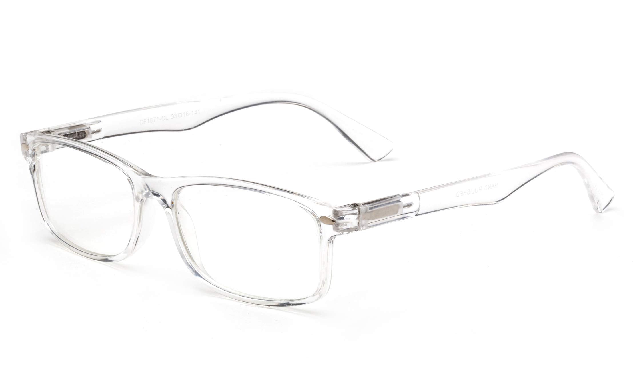 Newbee Fashion-Clear +2.00 Lense Glasses Men Women Fashion Clear Lens Glasses