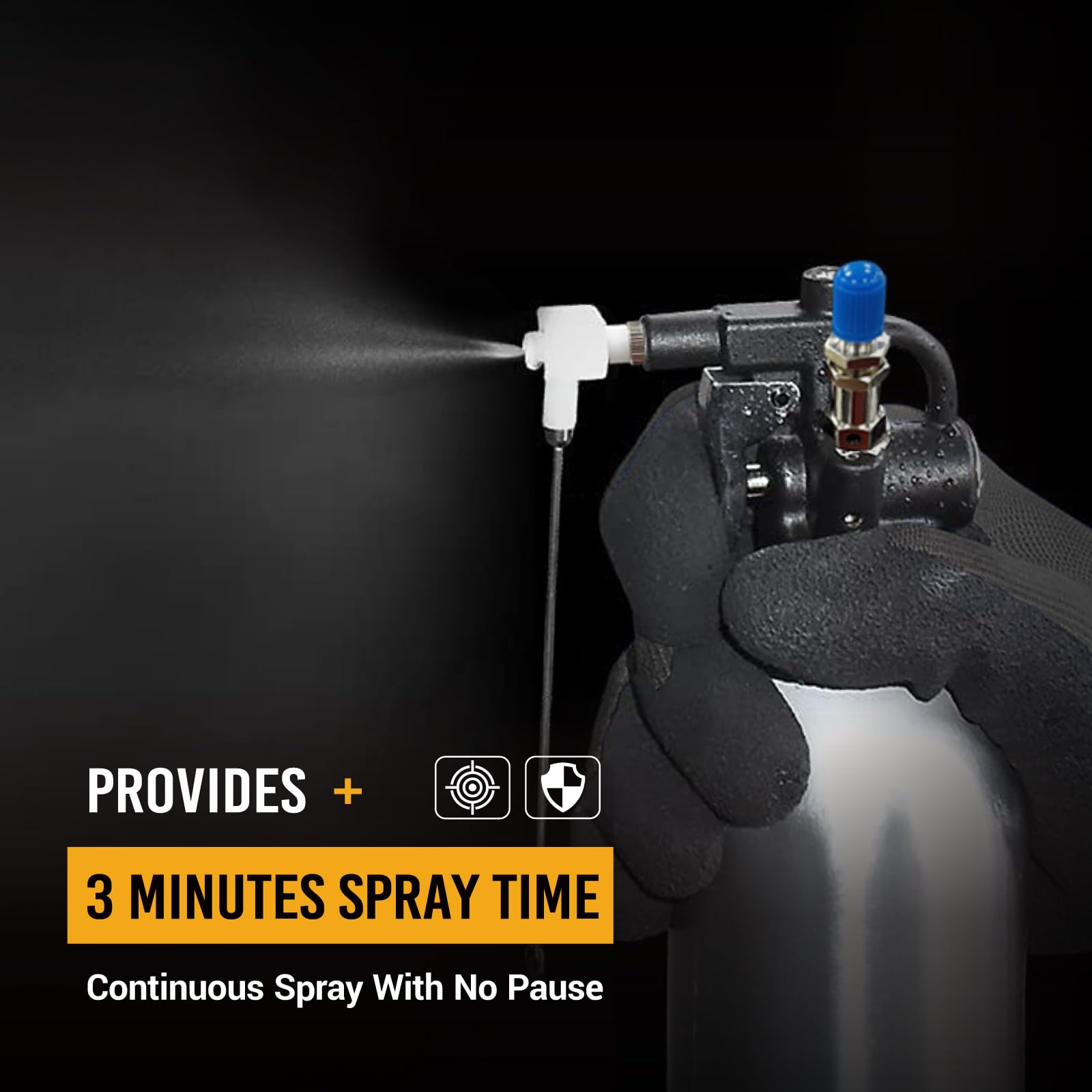 EWK 22 oz 110 psi Refillable Liquid Spray Can for Brake, Machine & Engine