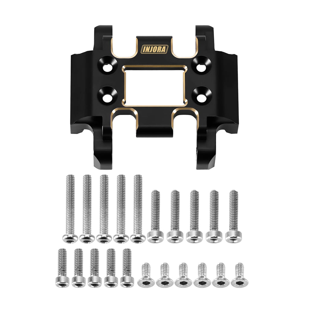INJORA 21g Black Coating Brass Skid Plate for Redcat Ascent-18 RC Upgrade Part