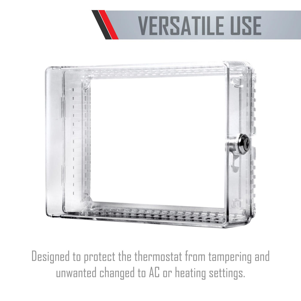 Taymac ZTC300 Plastic Thermostat Cover Low Profile, Large, 5 3/4 h x 7 1/2 w x 2
