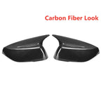 2Pcs Car Door Side Wing Rearview Mirror Cover Cap Compatible with Infiniti Q50