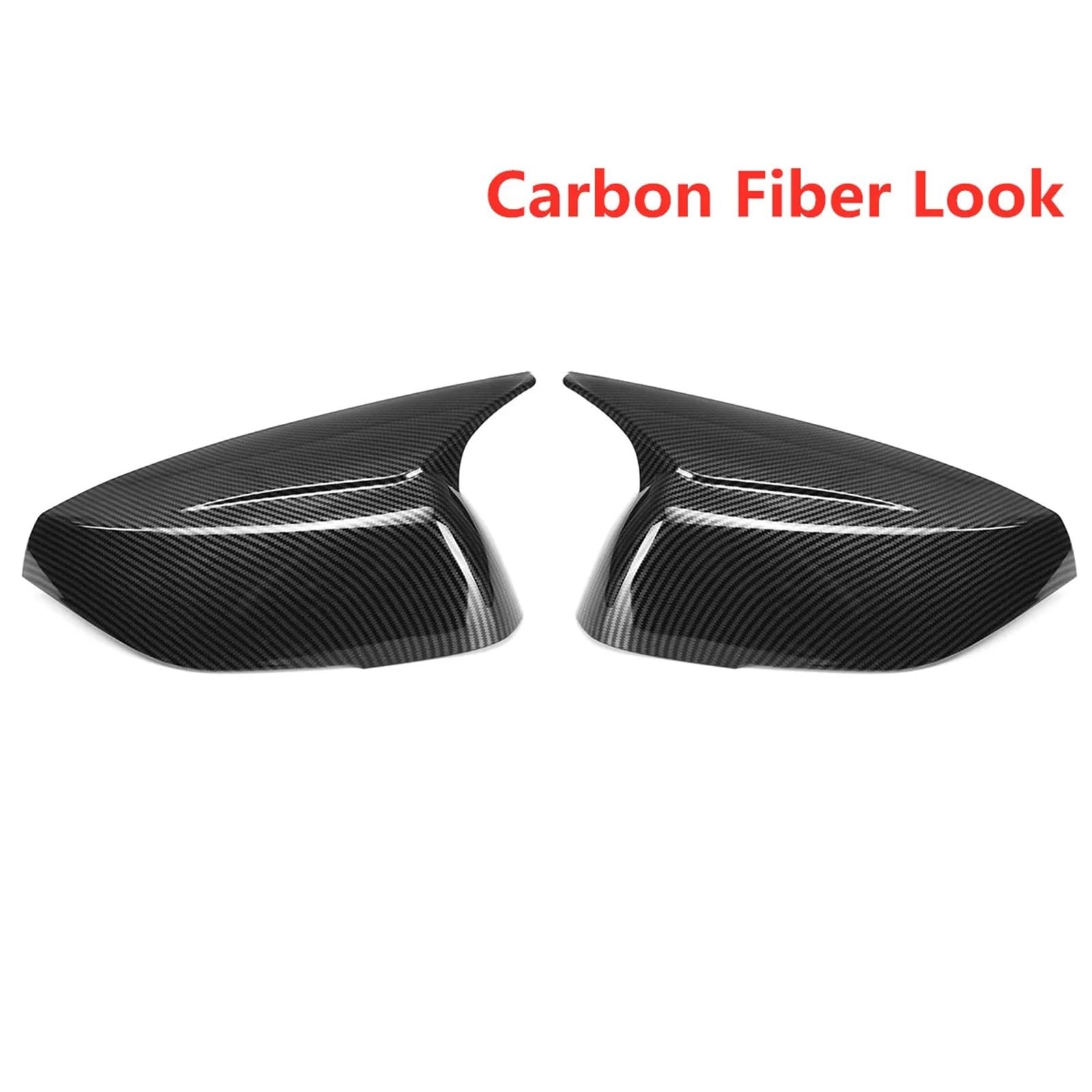 2Pcs Car Door Side Wing Rearview Mirror Cover Cap Compatible with Infiniti Q50