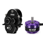INJORA Fat Viper 2204 Brushless Outrunner Motor & Transmission for TRX4M