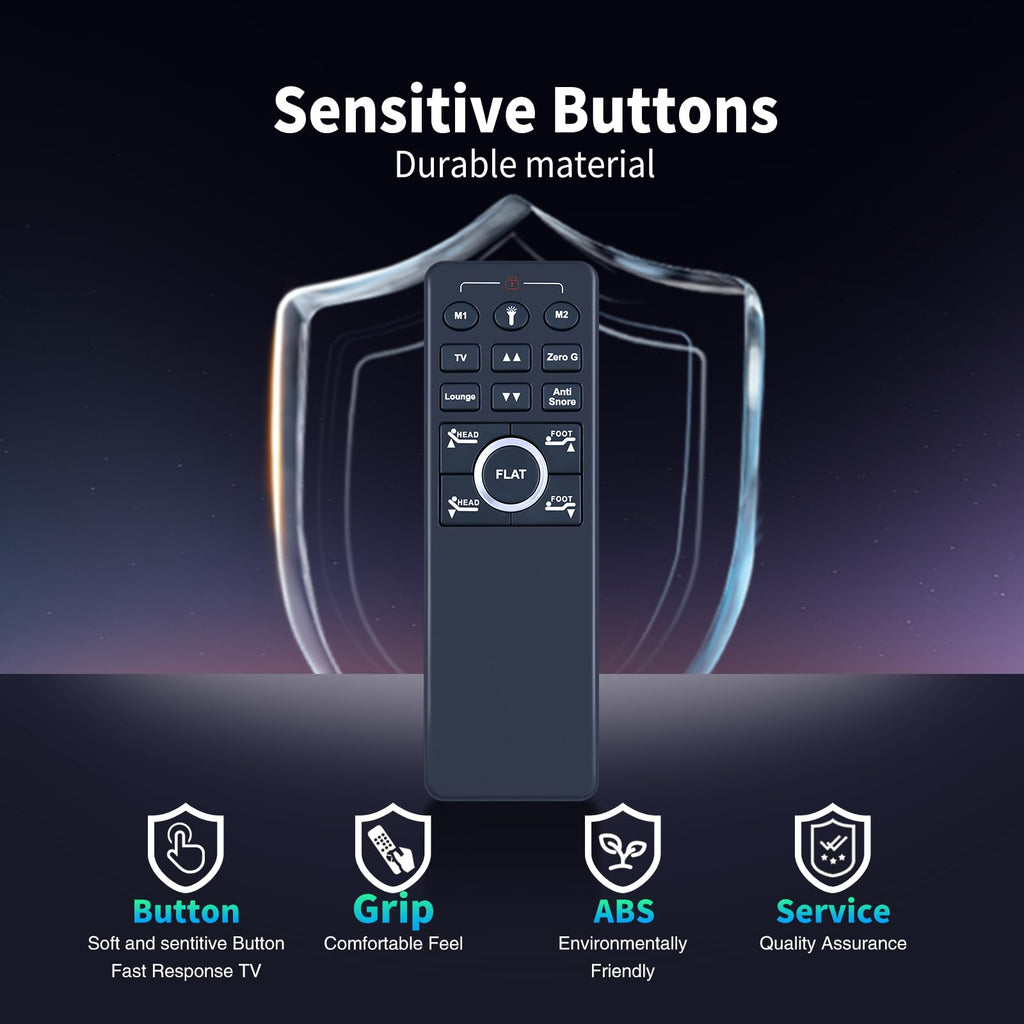 Snrigw Replacement Remote Control for MLILY/EGOHOME/Richmat/Slumba/Broward
