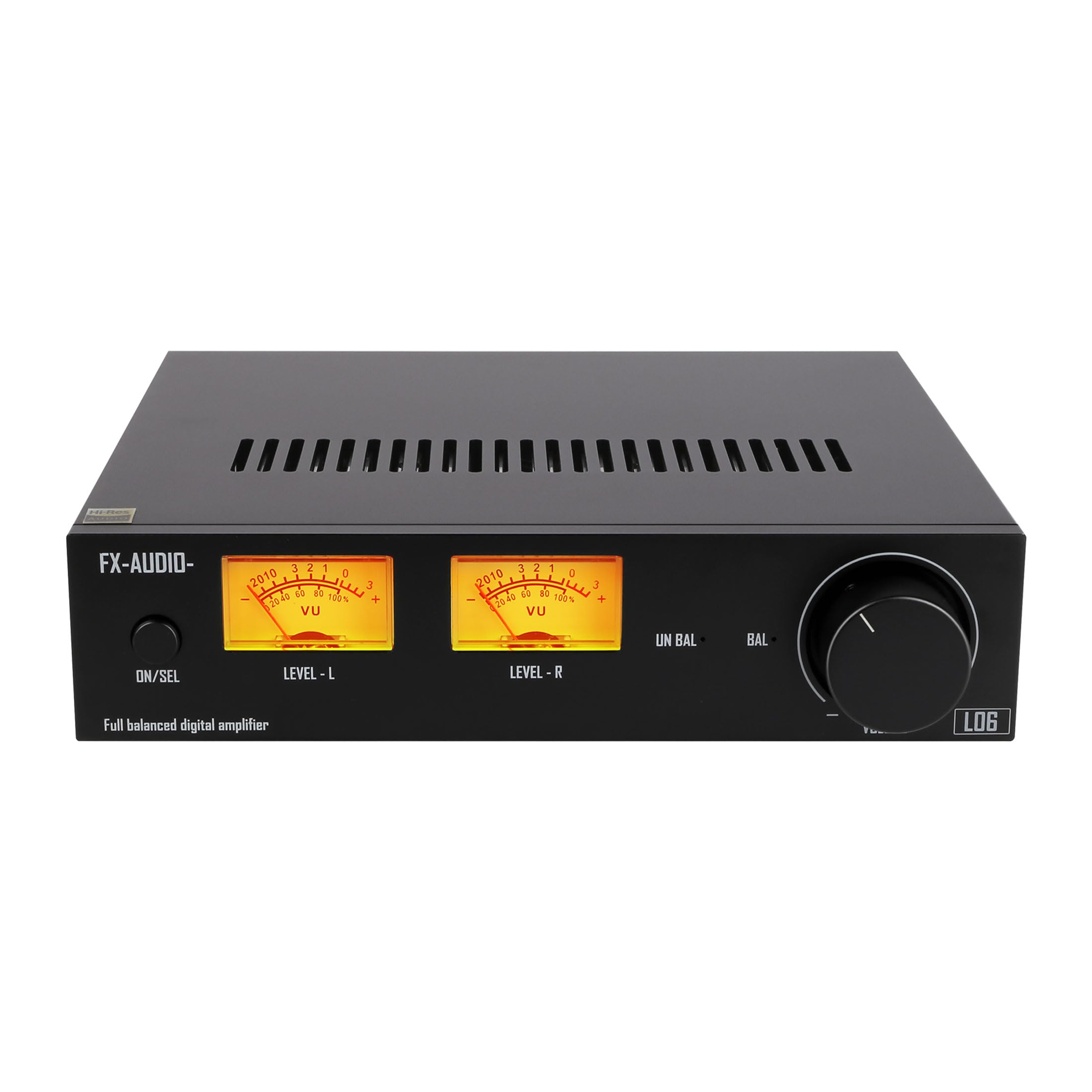 FX-Audio- L06 Fully Balanced Power Amplifier with VU Meter - 500W + 500W Dual