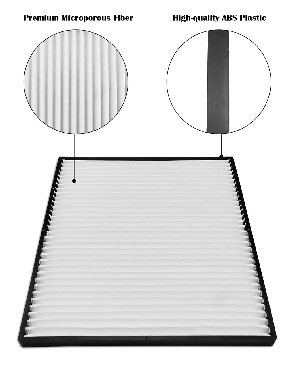 EMIHO Cabin Filter Fit for Kenworth Peterbilt Replace S-9034 S28571 F37-1018