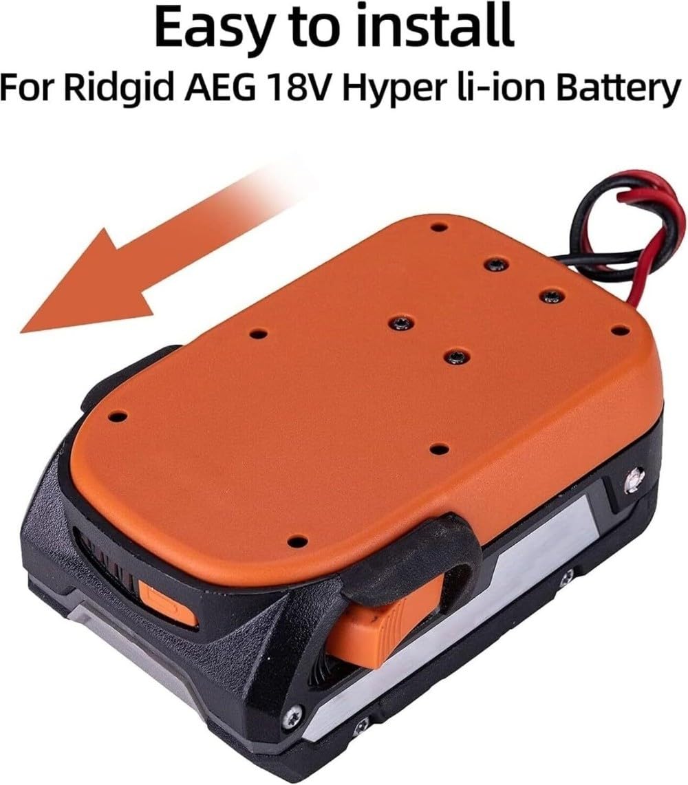 for Starlink Mini 12V Adapter for Ridgid 18V Battery DC 18V Step Up to 30V 3.5A
