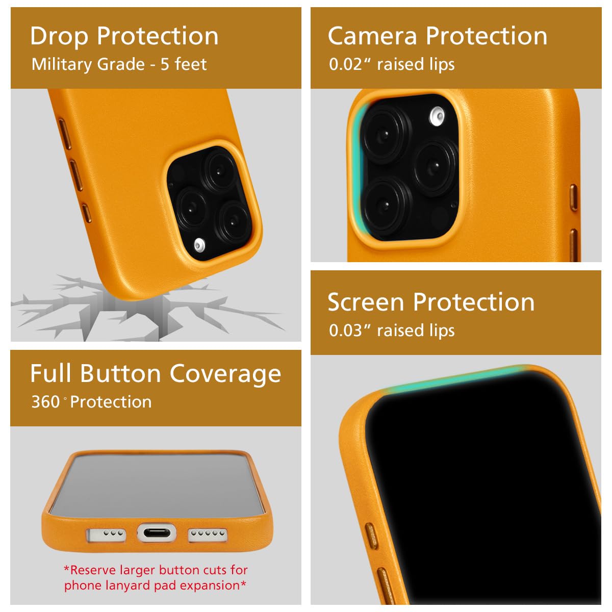 alto Phone Case Compatible with iPhone 16 Pro 2024 and MagSafe, Magnetic Italian
