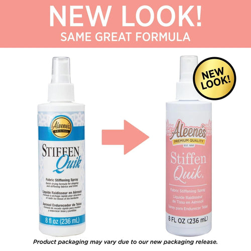 Aleene's 15581 Stiffen-Quick Fabric Stiffening Spray 8oz,Original Version,