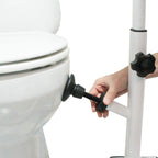 KMINA - Toilet Safety Rails for Seniors (330 lbs), Toilet Safety Frame with