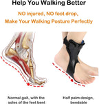 Furlove Upgraded AFO Drop Foot Brace, Medical Foot Up Ankle Foot Orthosis