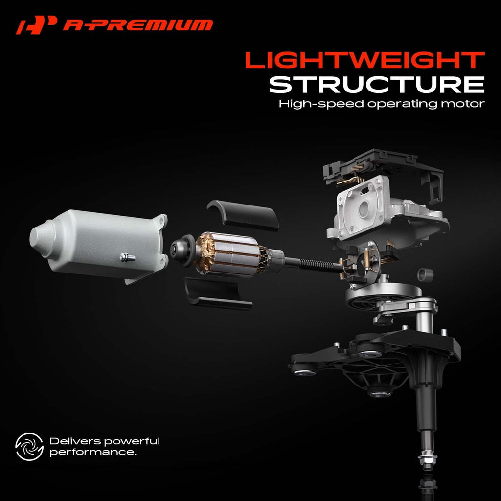 A-Premium Rear Windshield Wiper Motor Compatible for Nissan Versa