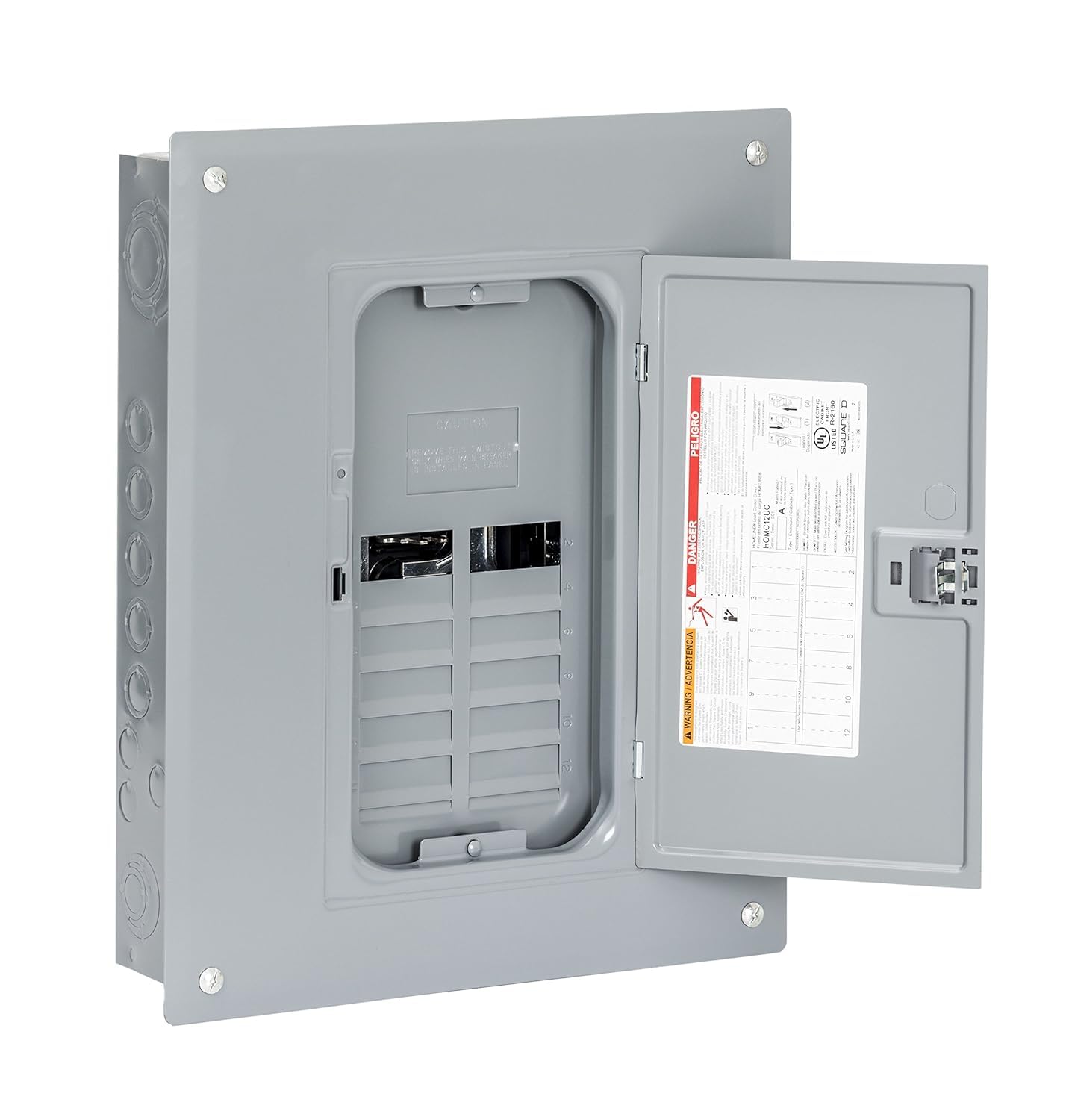 Square D Homeline 125A 8-Space 16-Circuit Indoor Load Center HOM816L125PC