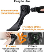 Furlove Upgraded AFO Drop Foot Brace, Medical Foot Up Ankle Foot Orthosis