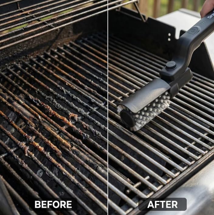 SWZEC Nexxsense Drayvorrx Electric Grill Cleaner (Black)